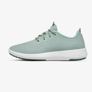 Allbirds Wool Runners Mizzles - CLASSICS: Light Green Color (White Sole)