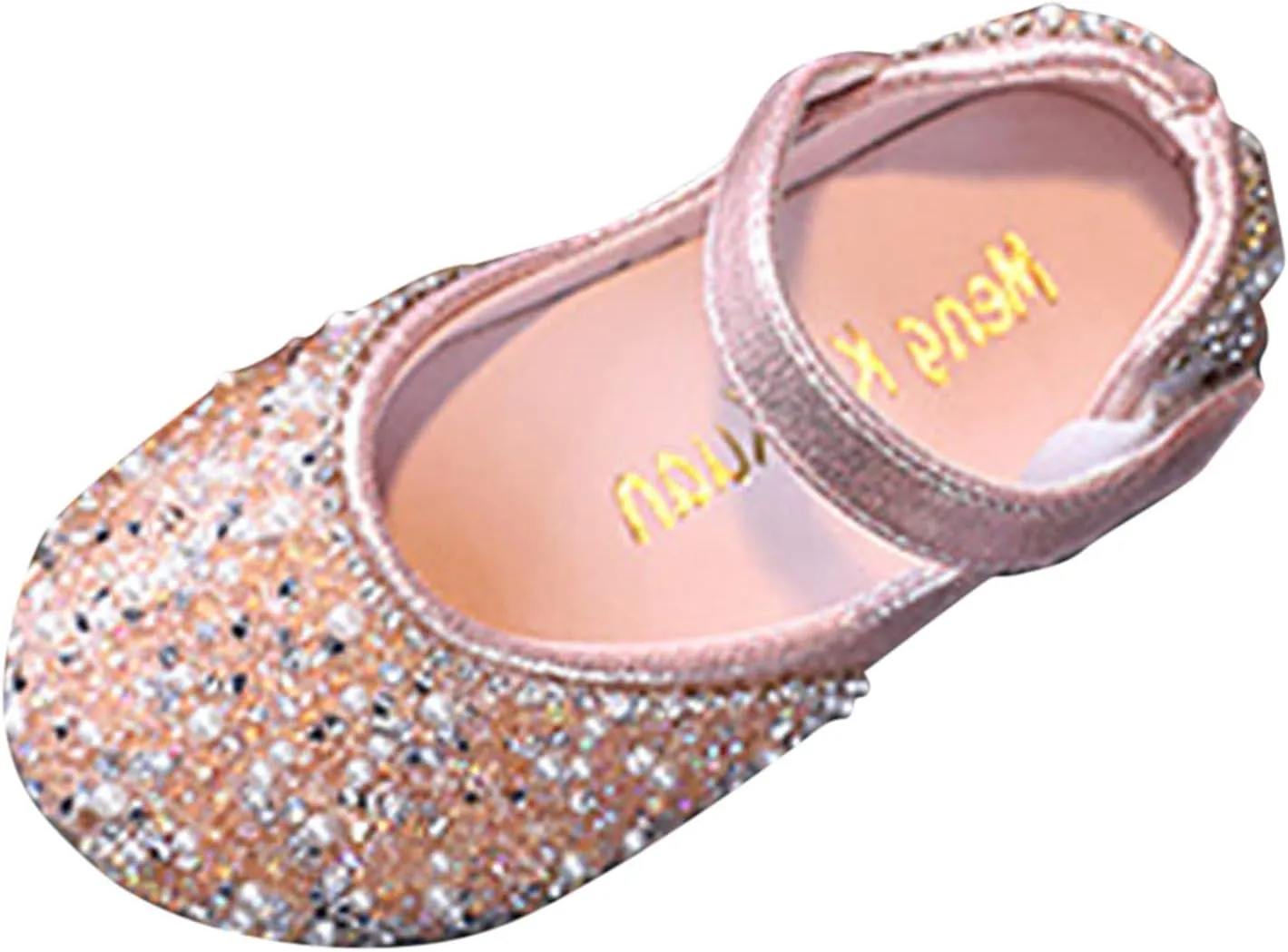 Baby Girls Mary Jane Dress Shoes Rhinestones Flower Girl Wedding Party Shoes Ballet Flats Toddler Sandals