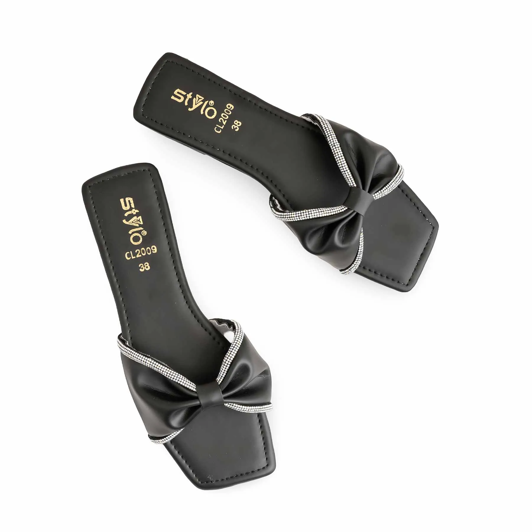 Black Casual Slipper CL2009