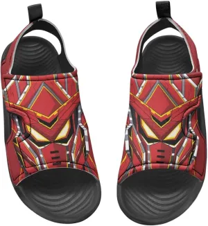 Boys Girls Kids Summer Sandals Slides Open-Toed Beach Sandals Magic Sticker Outdoor Shoes Toddler/Little Kid