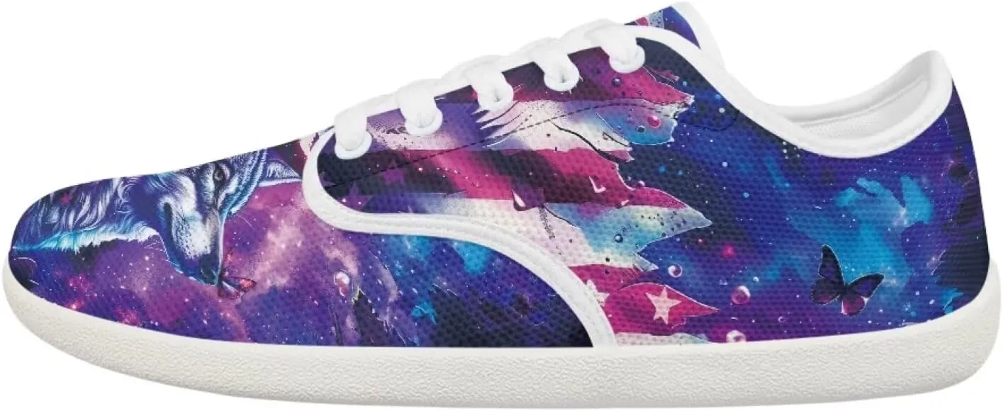 chaqlin Athletic Dress Shoes for Men Animal Print Low Top Sneaker Fashion Classic Lace Up Tennis Breathable Shoe
