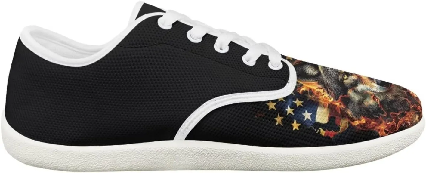 chaqlin Athletic Dress Shoes for Men Animal Print Low Top Sneaker Fashion Classic Lace Up Tennis Breathable Shoe