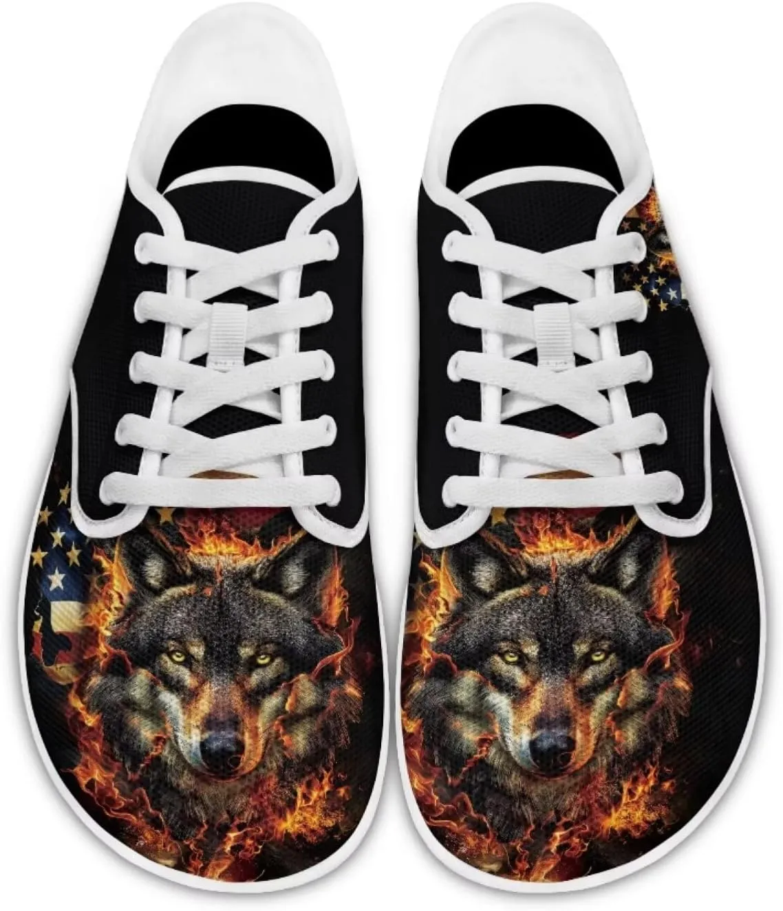 chaqlin Athletic Dress Shoes for Men Animal Print Low Top Sneaker Fashion Classic Lace Up Tennis Breathable Shoe