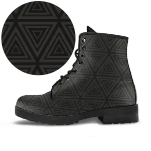 Combat Boots - Classic Pattern #108 | Unisex Boots, Custom Shoes, Hippie Boots, Lace Up Boots, 90s Boots, Women's Boots, Boots Men