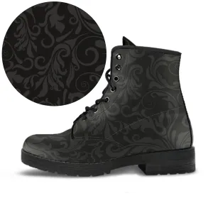 Combat Boots - Classic Pattern #114 | Unisex Boots, Custom Shoes, Hippie Boots, Lace Up Boots, 90s Boots, Women's Boots, Boots Men