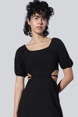 Dazzling Lace-Up Back Party Dress