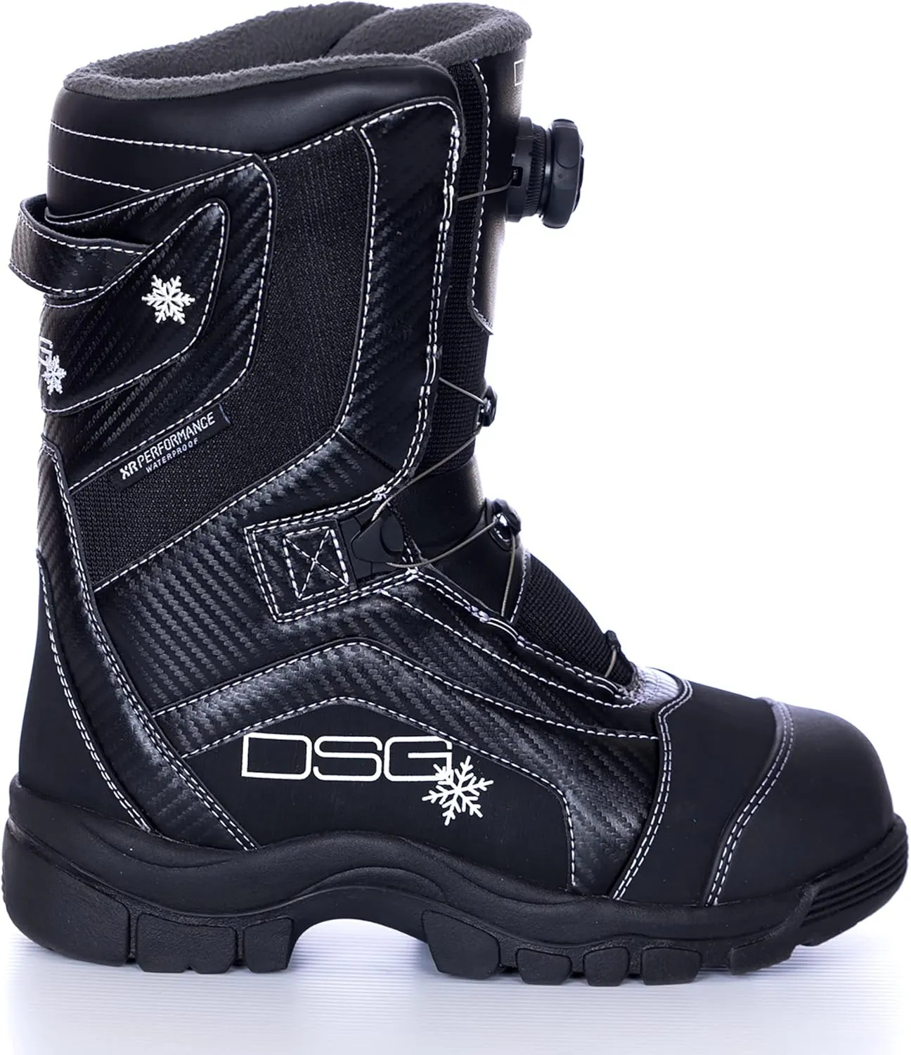 DOING SOMETHING GREAT Women's Avid 2.0 Technical Snowmobile Boots with ATOP Lacing System | Waterproof, Windproof, Quick-Lacing