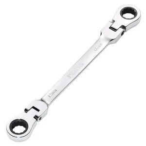 Draper Hi-Torq® Metric Flexible Head Double Ring Ratchet Spanner, 12 X 13mm - 8231FBSMM