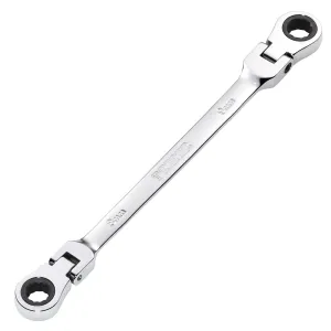 Draper Hi-Torq® Metric Flexible Head Double Ring Ratchet Spanner, 8 X 9mm - 8231FBSMM
