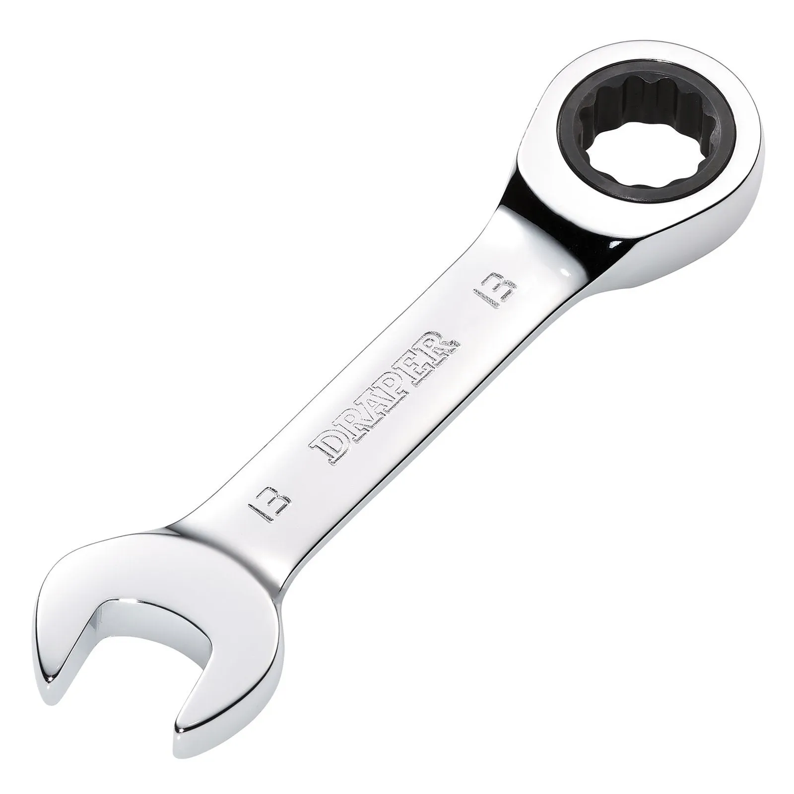 Draper Hi-Torq® Metric Stubby Ratchet Combination Spanner, 13mm - 8230MMS