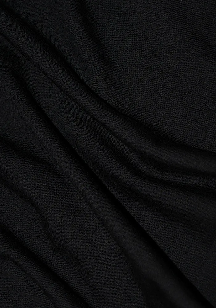 Elena 3/4 Sleeve V Neck - Black