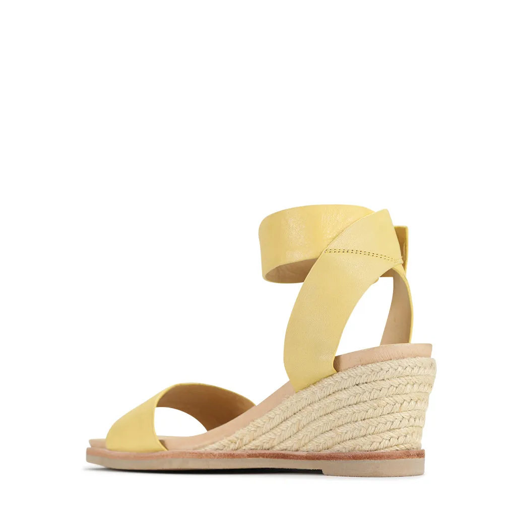 EMPATHIC LEATHER ESPADRILLE SANDAL