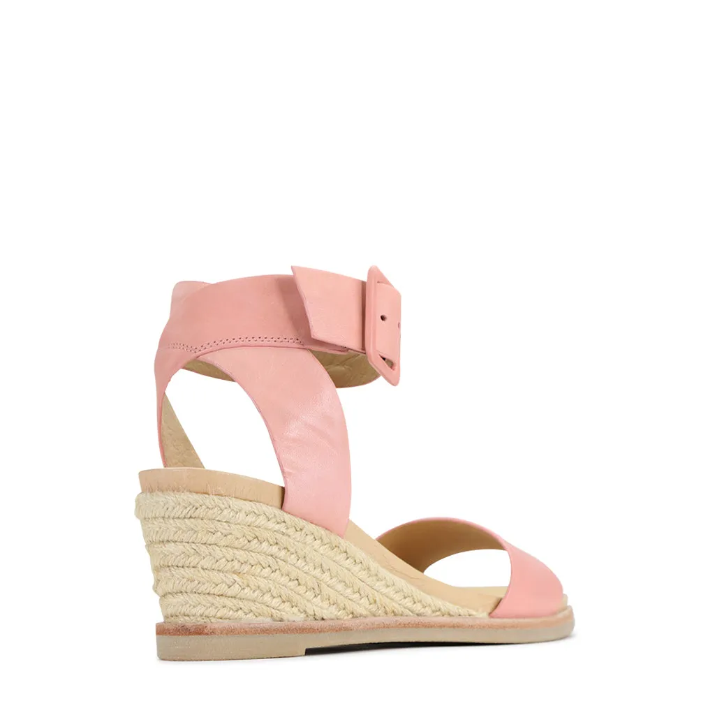 EMPATHIC LEATHER ESPADRILLE SANDAL