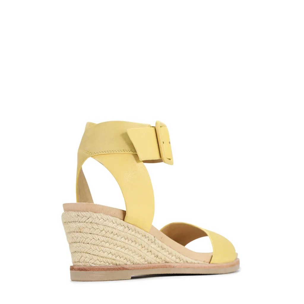 EMPATHIC LEATHER ESPADRILLE SANDAL