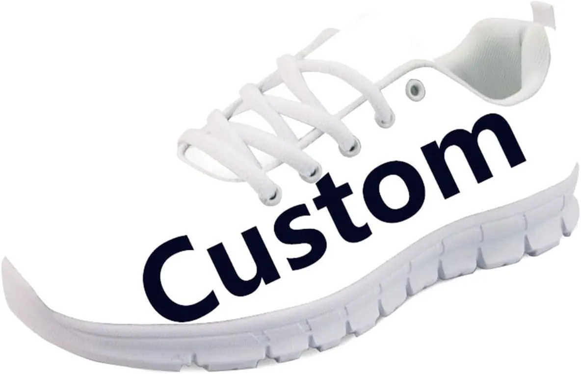 Forchrinse Cute Jean Cat with Green Eyes Women's Walking Running Shoes Slip on Easy Sneaker Sports Causal Athletic Shoes