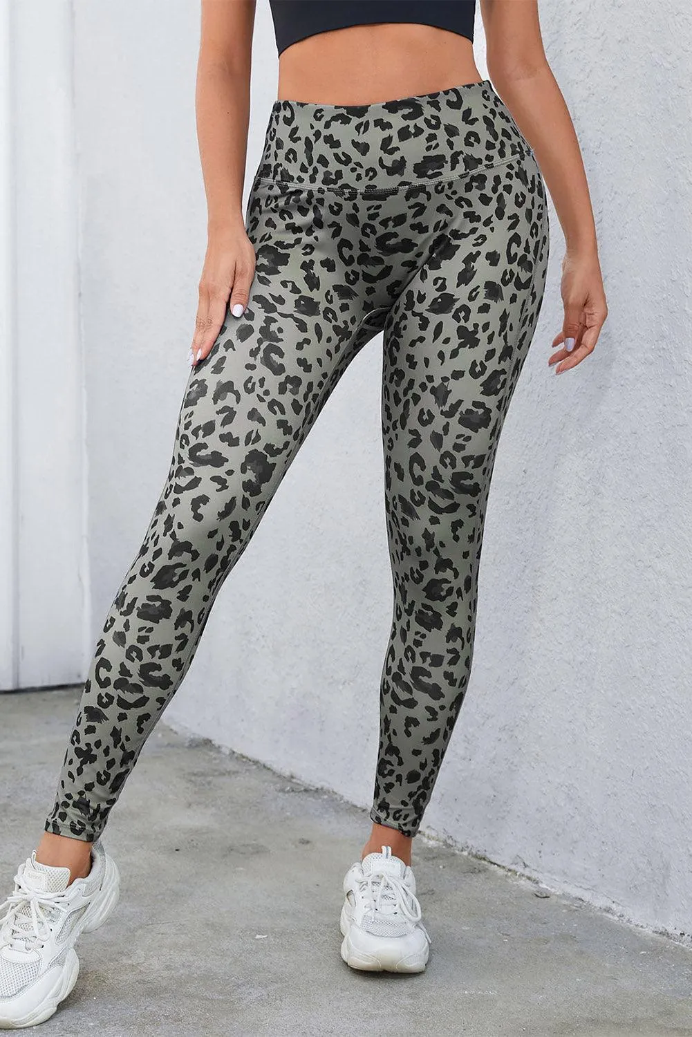 Get Wild High Waist Leopard Print Leggings
