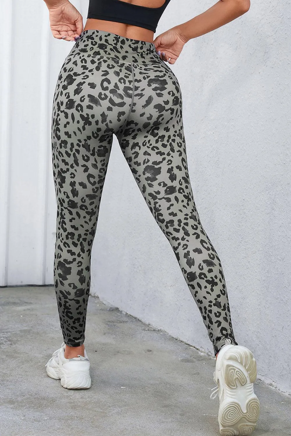Get Wild High Waist Leopard Print Leggings