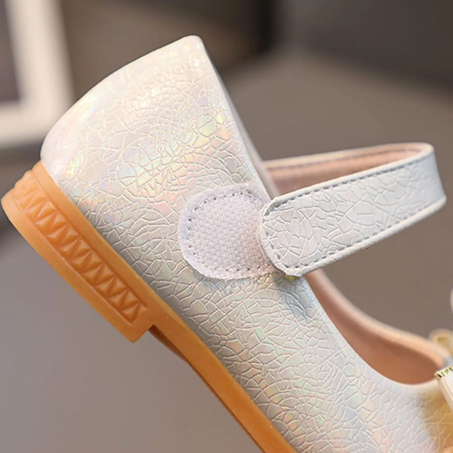 Girls Dress Shoes Toddler Flower Girl Little Kids Mary Jane Ballet Flats Bows Wedding Party School Communion Shoes