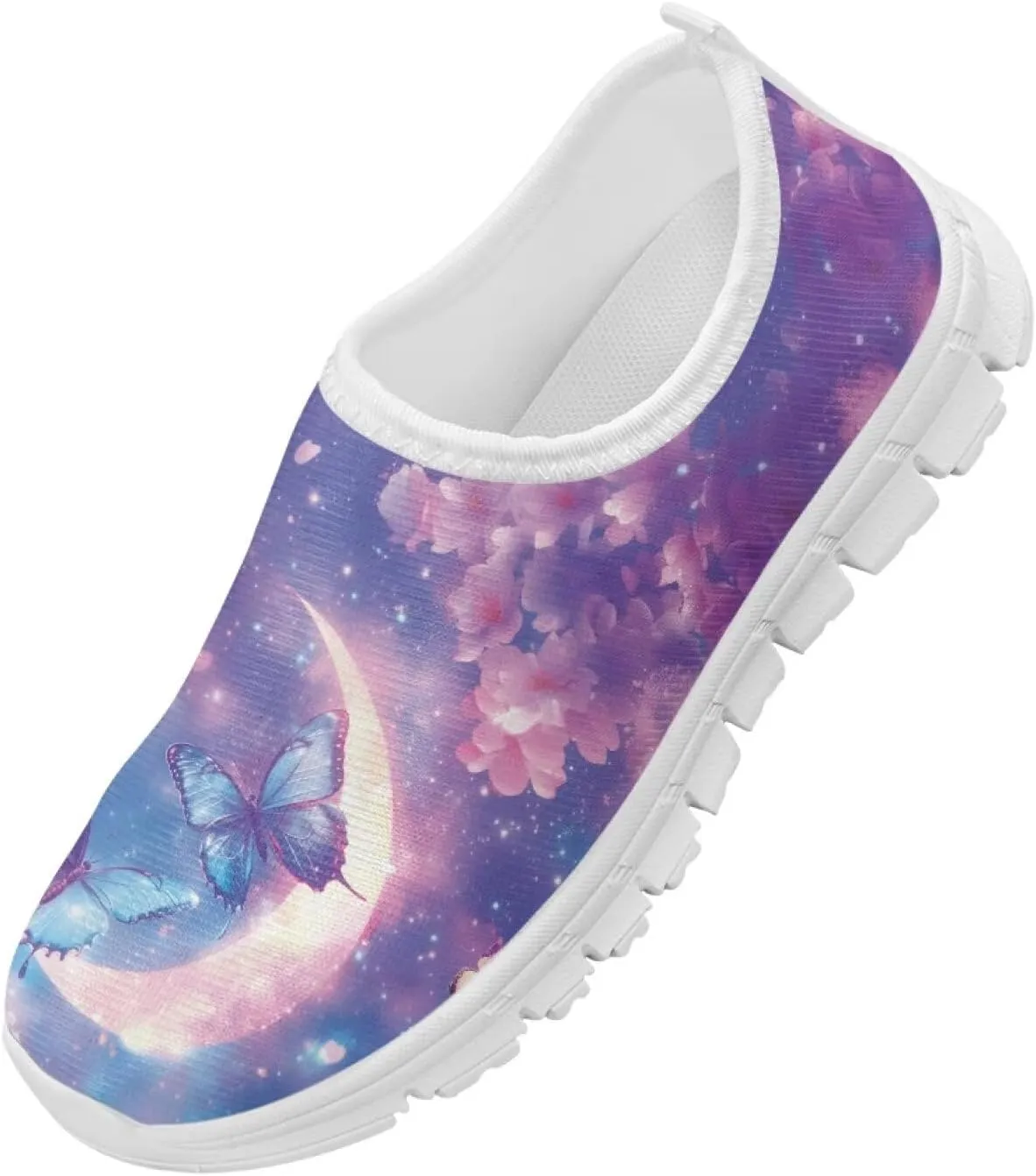 Girls Slip On Shoes Cute Sneakers Casual Kids Running Tennis Shoes