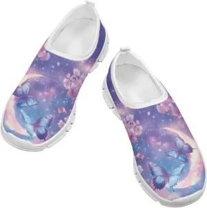 Girls Slip On Shoes Cute Sneakers Casual Kids Running Tennis Shoes