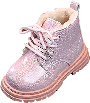 Girls Winter Glitter Ankle Boots Zipper Round Toe Chelsea Platform Elastic Short Booties Kids Comfortable Slip on Lug Sole Chelsea Booties for Toddler Little Kid Big Kids