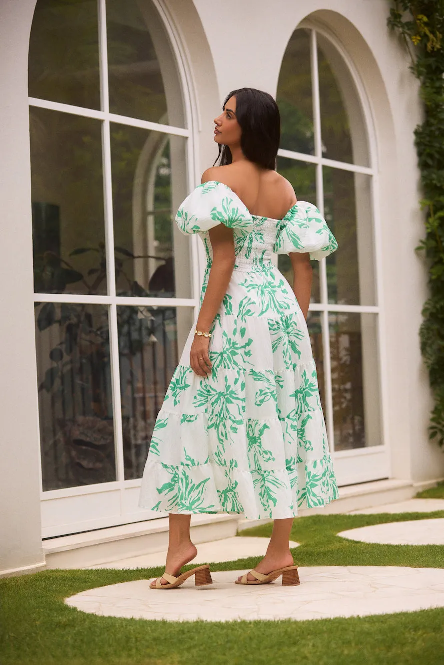 Good Morning Miss Maxi Dress Green