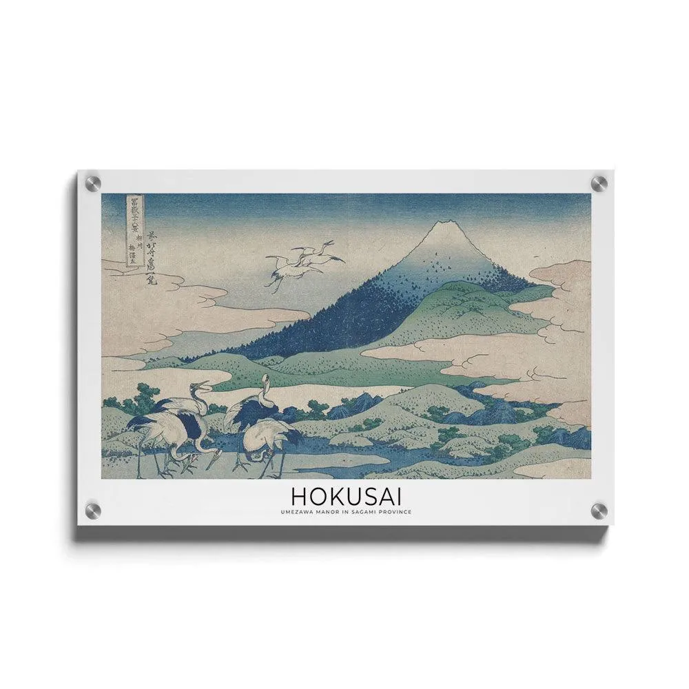 Hokusai - Umezawa Manor in Sagami Province
