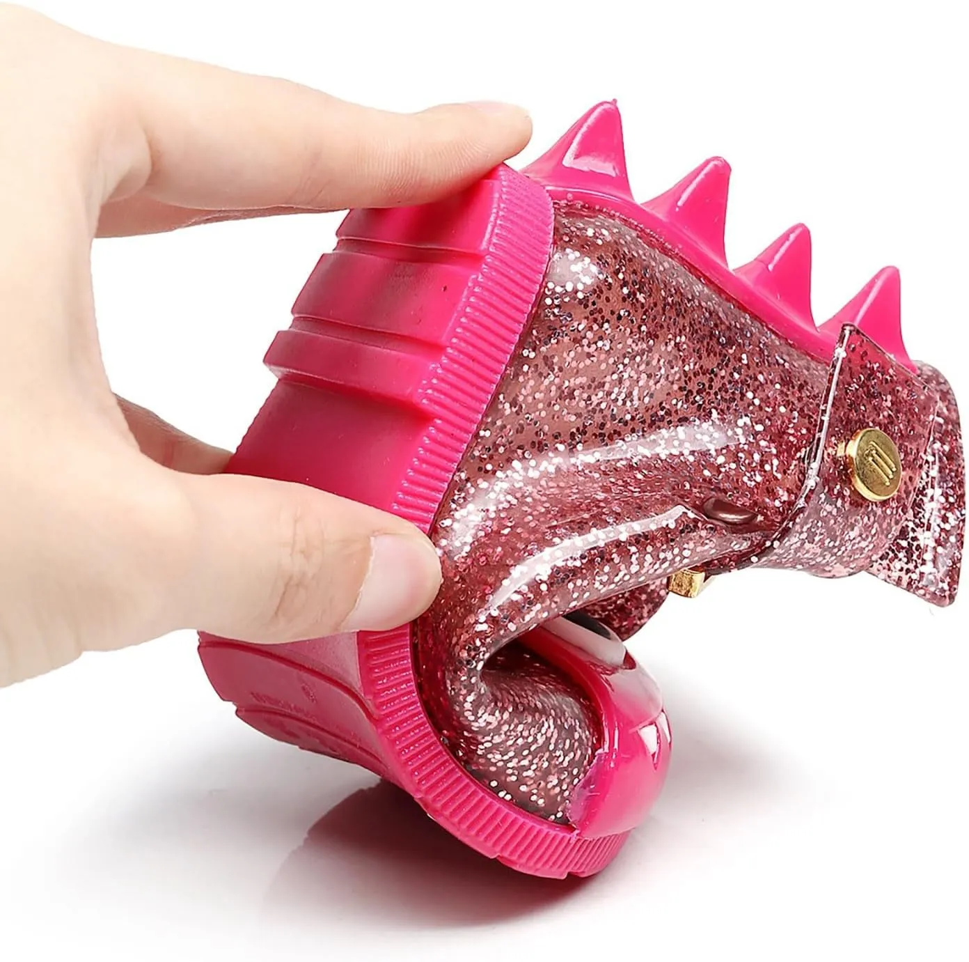 Infant Baby Cute Dinosaur Glitter Rain Boots Easy On Unisex Child Booties Boys Girls Washable Casual Boy Dress Shoes