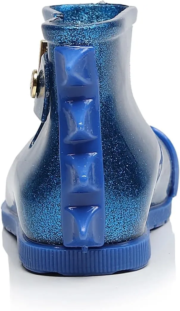 Infant Baby Cute Dinosaur Glitter Rain Boots Easy On Unisex Child Booties Boys Girls Washable Casual Boy Dress Shoes