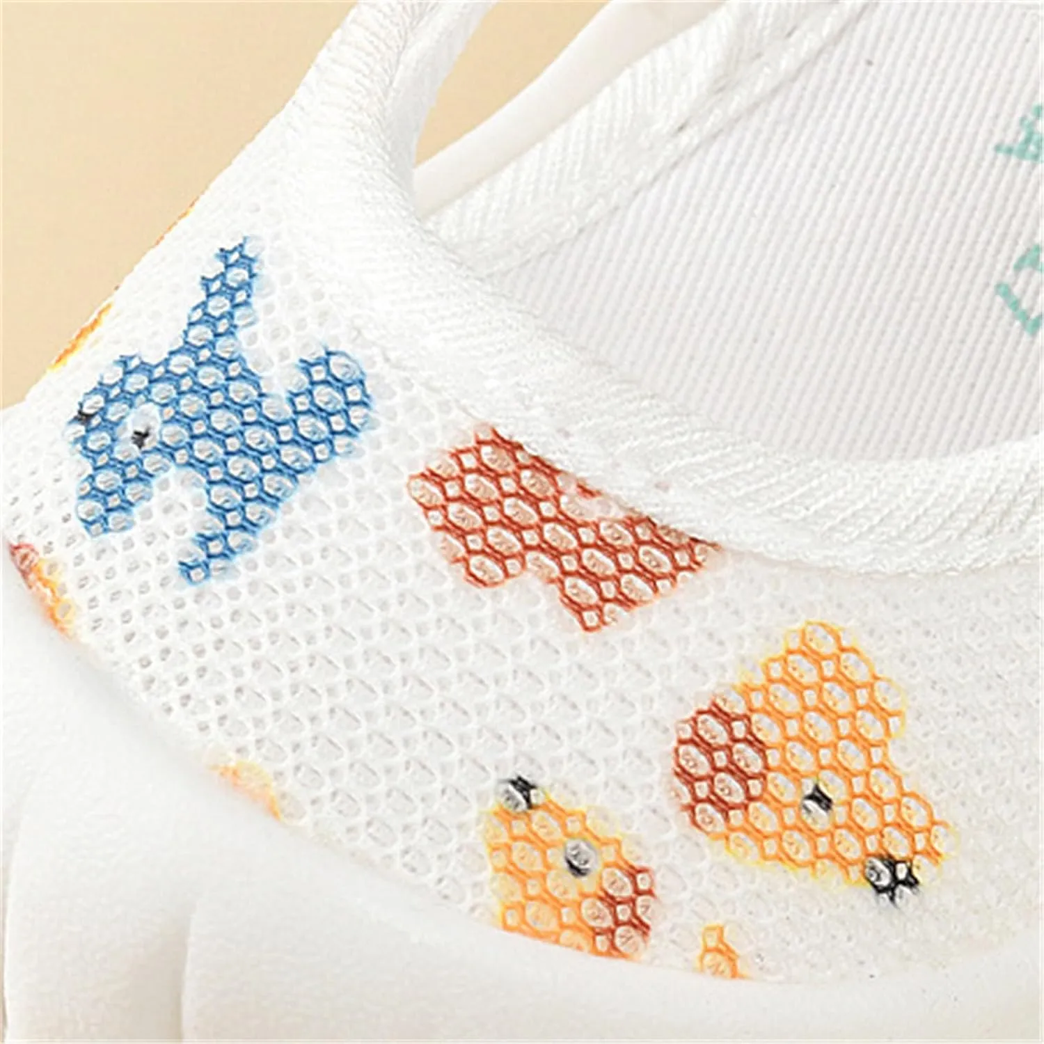 Infant Boys and Girls Baby Newborn Summer Sneakers Cute Dog Print Breathable Net Design Walking Flat Bottom Baby