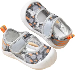 Infant Boys and Girls Baby Newborn Summer Sneakers Cute Dog Print Breathable Net Design Walking Flat Bottom Baby