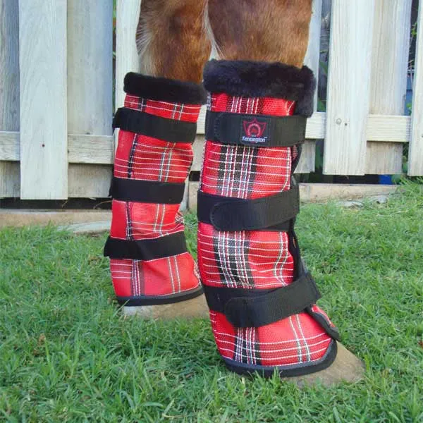 Kensington Draft Protective Fly Boots (With Fleece Trim)