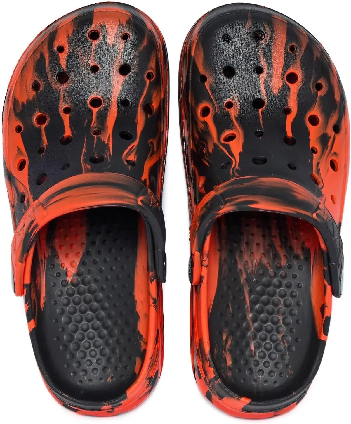 Kids Boys&Girls Black Camouflage Clogs Children's Beach Shoes Classic Marbled Tie Dye Clog Little Kid