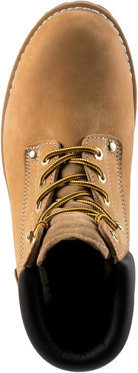 Men's 6" Leather Steel Toe Work Boot foe Men, Goodyear Welt, Oil/Slip Resistant, Construction Boot, Rubber Sole, Men's Work Boots, 84710