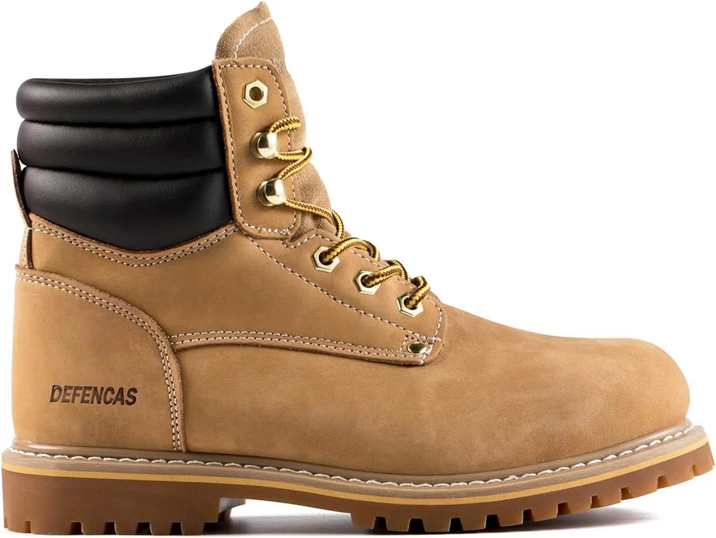 Men's 6" Leather Steel Toe Work Boot foe Men, Goodyear Welt, Oil/Slip Resistant, Construction Boot, Rubber Sole, Men's Work Boots, 84710