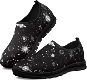 Mens Slip On Casual Shoes Non-Slip Walking Running Shoes Low-Cut Breathable Workout Shoes Lightweight Gym Sneakers Size 5-14