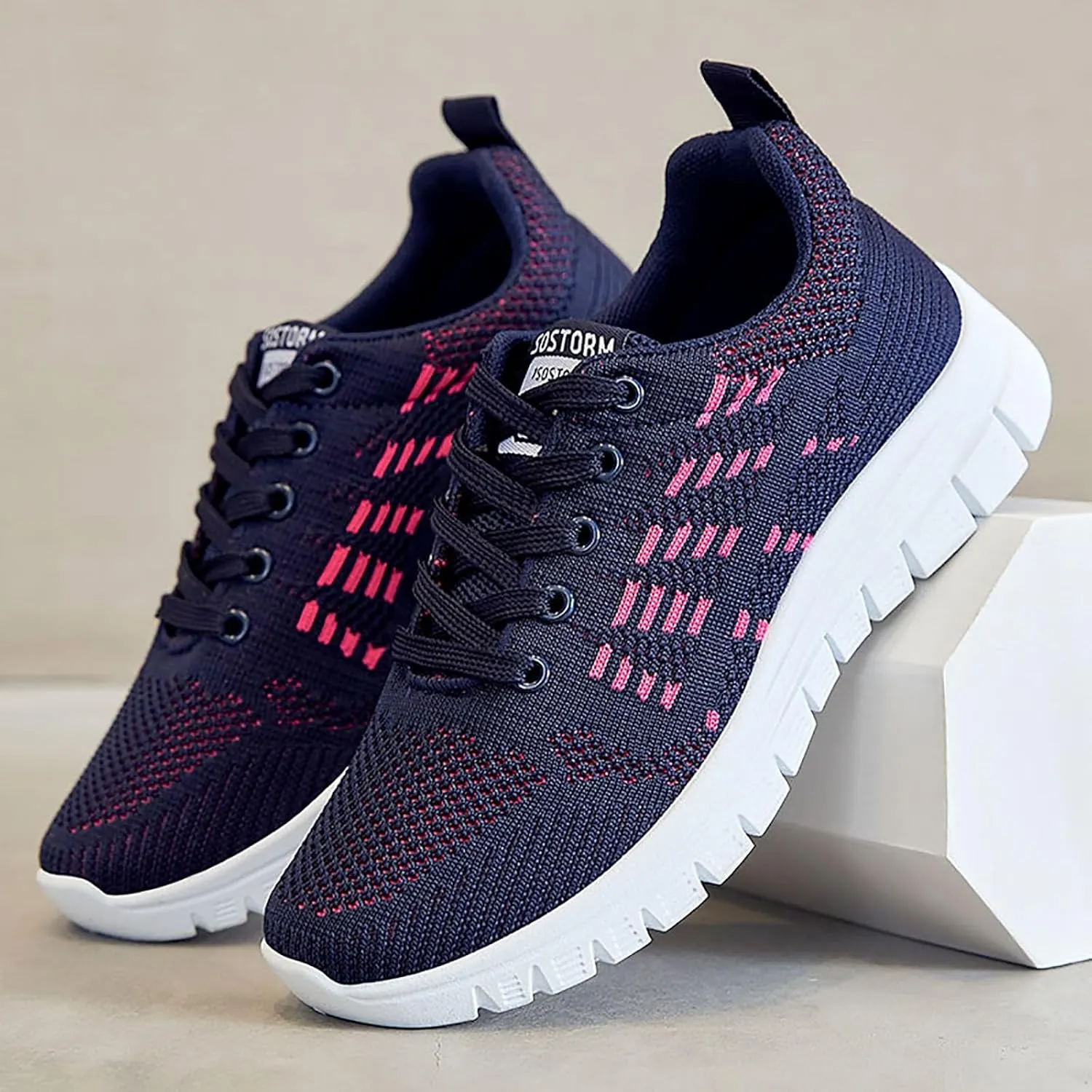 Musabela Orthopedic Shoes for Women, Women Comfortable Walking Shoes Slip On Sneakers with Arch Support Tennis Shoes