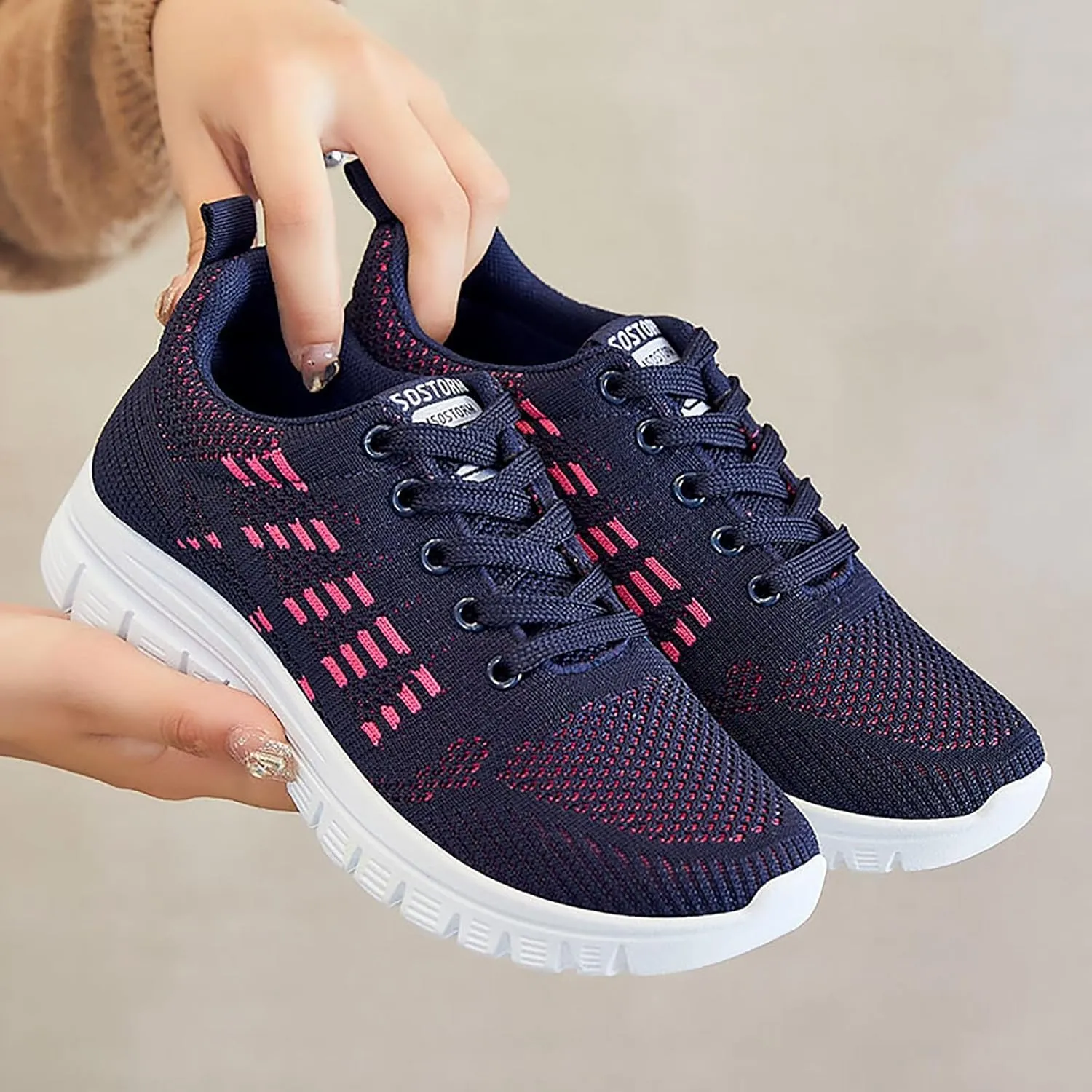 Musabela Orthopedic Shoes for Women, Women Comfortable Walking Shoes Slip On Sneakers with Arch Support Tennis Shoes