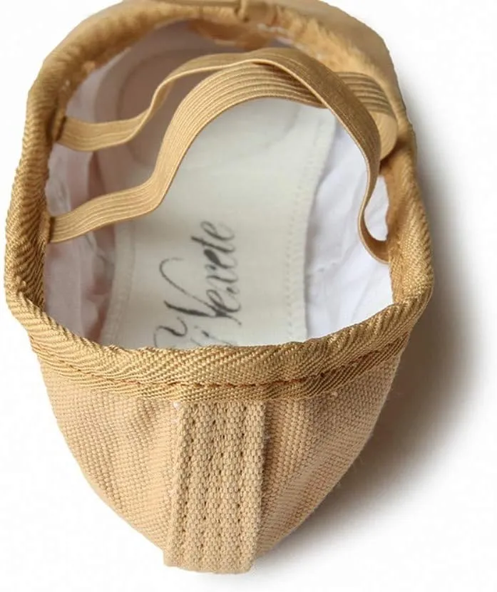 Nexete Ballet Shoes Slippers Classic Canvas Split-Sole Dance Slippers for Toddler Kid Girl Boy Women