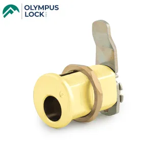 Olympus - 820LC - Less Cylinder Cam Lock - Schlage Compatible - Polished Brass - Grade 1