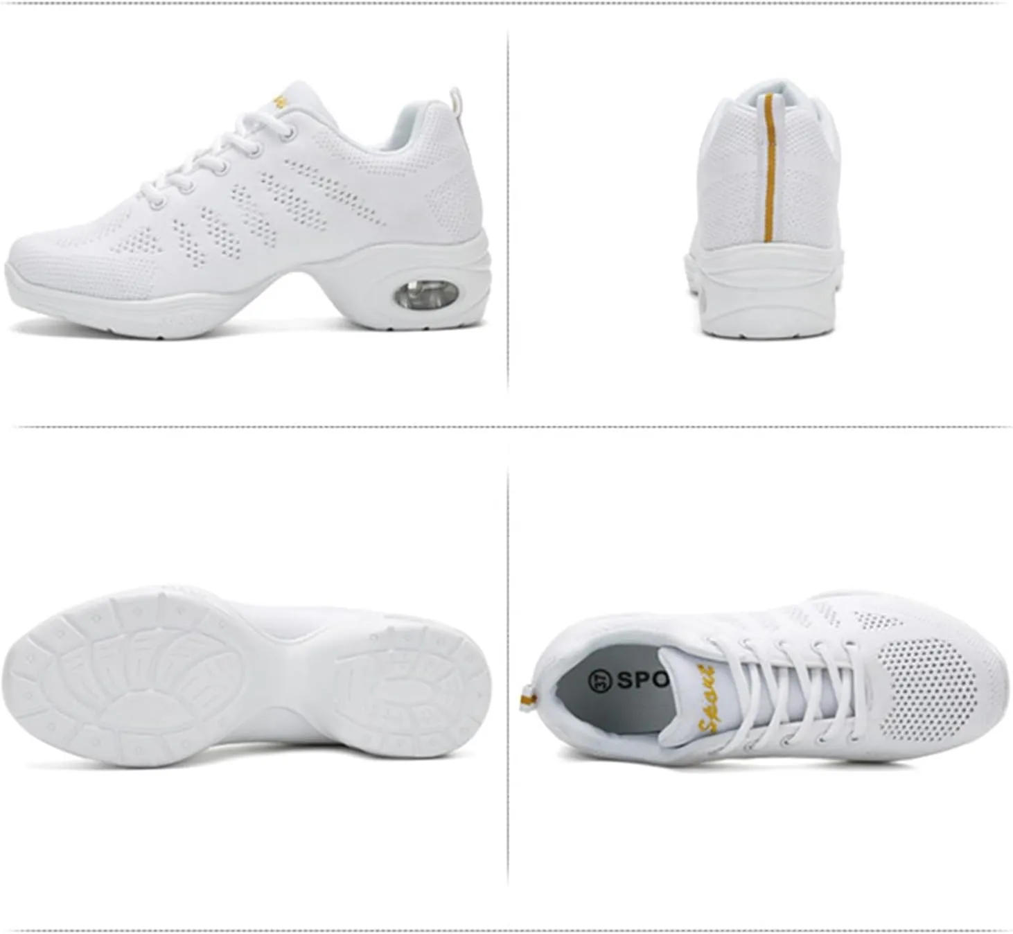 Orthopedic Shoes for Women Breathable Soft Mesh Sneakers Lace Up Cushion Split Sole Sports Walking