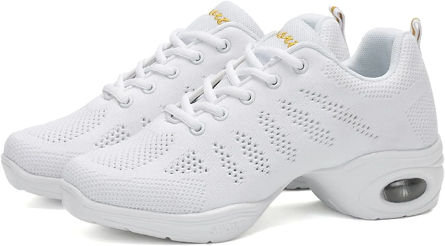 Orthopedic Shoes for Women Breathable Soft Mesh Sneakers Lace Up Cushion Split Sole Sports Walking