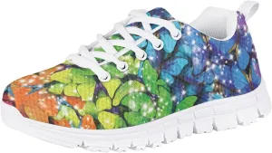 Renewold Fashion Kids Shoes Girls Tennis Sport Running Sneakers Casual Walking Sneakers