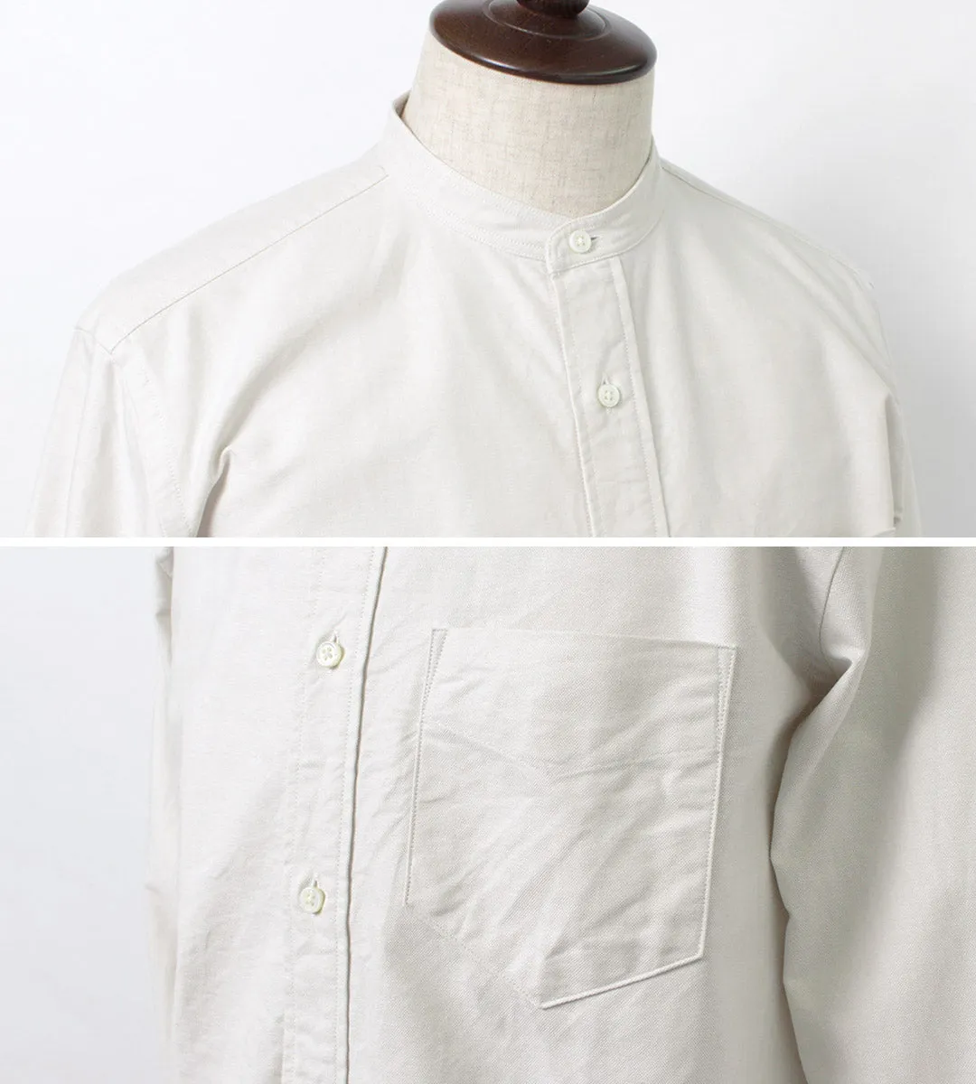 ROCOCO / American Ox Band Collar Shirt