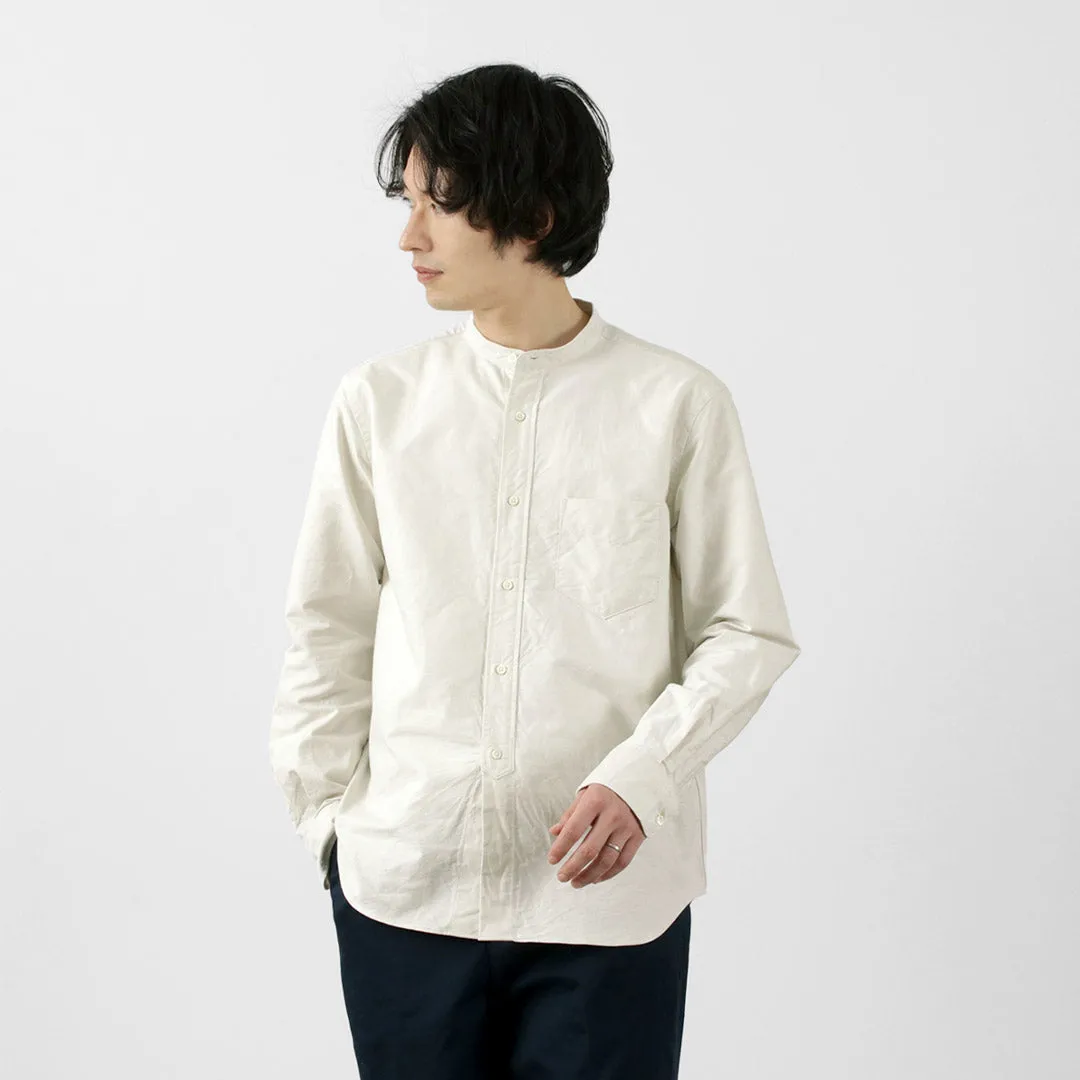 ROCOCO / American Ox Band Collar Shirt