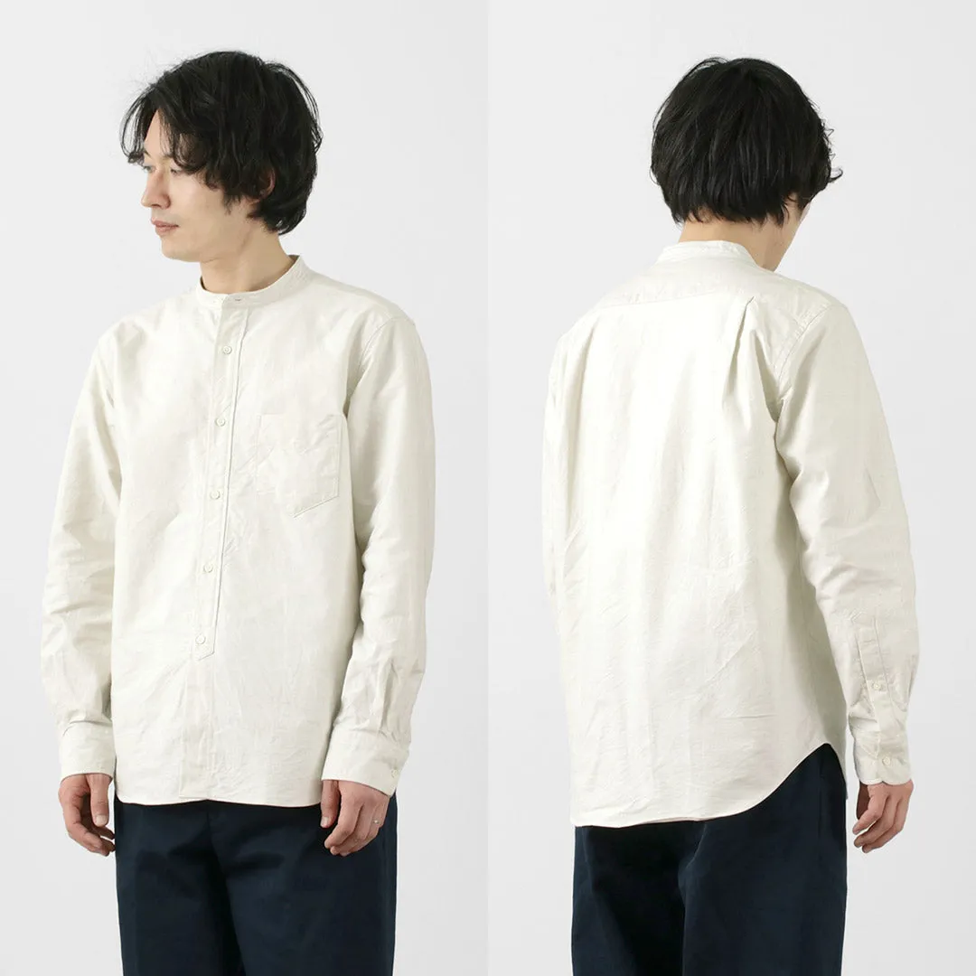 ROCOCO / American Ox Band Collar Shirt
