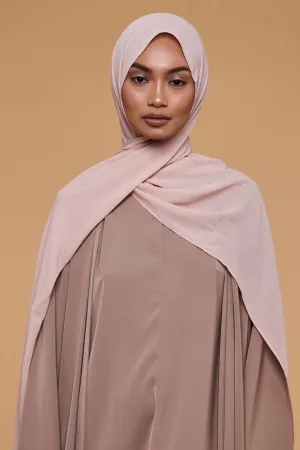 Rose Smoke Crinkle Soft Crepe Hijab