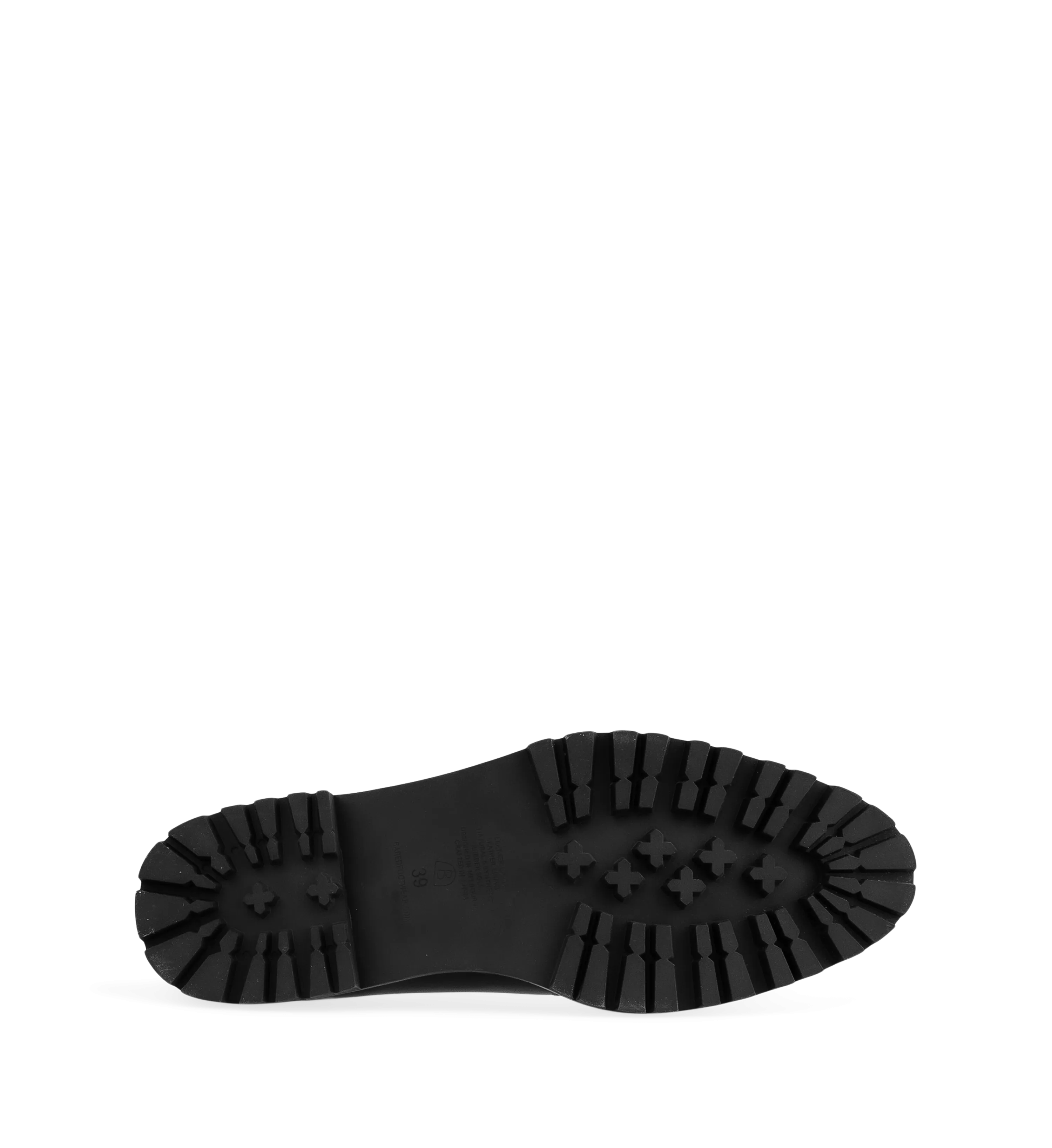 Silktail Black Polished Leather Flats