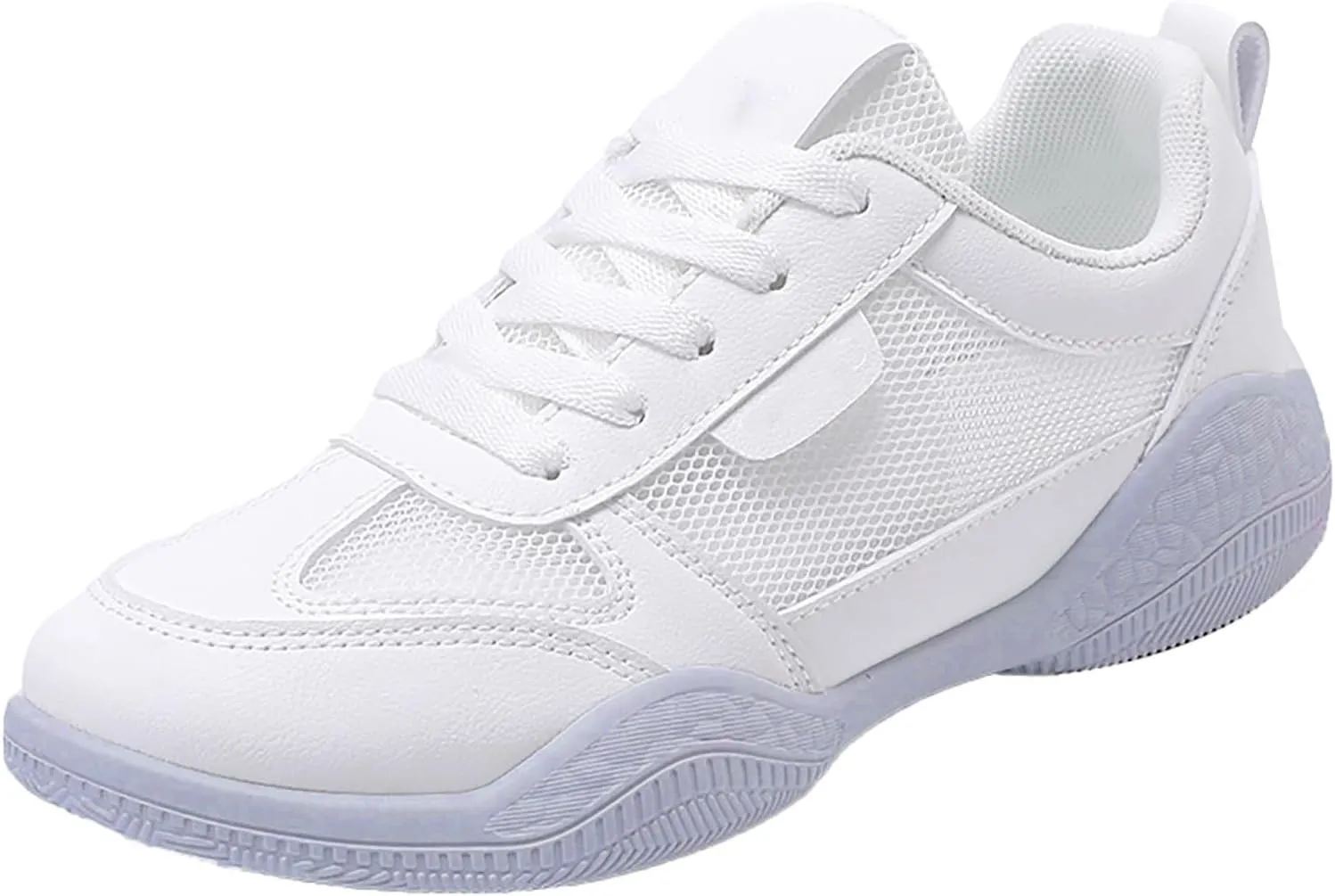 Sneakers for Women Casual Mesh Breathable Lace Up Walking Non Slip Work Shoes Women Sport Men Casual Dress Shoes Women's Fashion Sneakers White Tennis Shoe Trainers Shoe