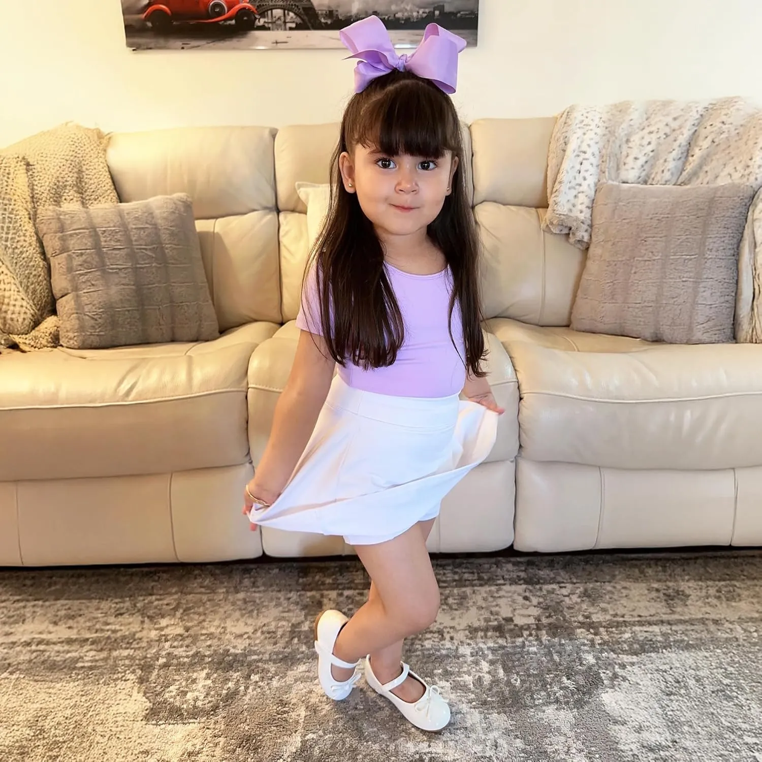 Stelle Girls Mary Jane School Flats Flower Wedding Uniform Party ShoesToddler/Little Kids/Big Kids